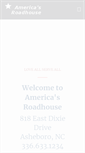 Mobile Screenshot of americasroadhouse.com